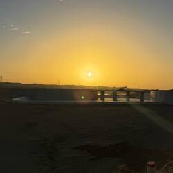 Zum Abschluss fahre ich irgendwo eine Umfahrung zur Autobahn, ein Traum!