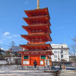 Die Pagode zum Kōsenji Temple.