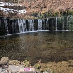 Derzeit kommt noch nicht viel Wasser herunter, das wird sich aber mit der Schneeschmelze ändern.