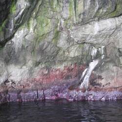 Rainbow cave - look at the colours