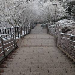 Und so ging es wieder bergab. Immer noch nicht viel los😅