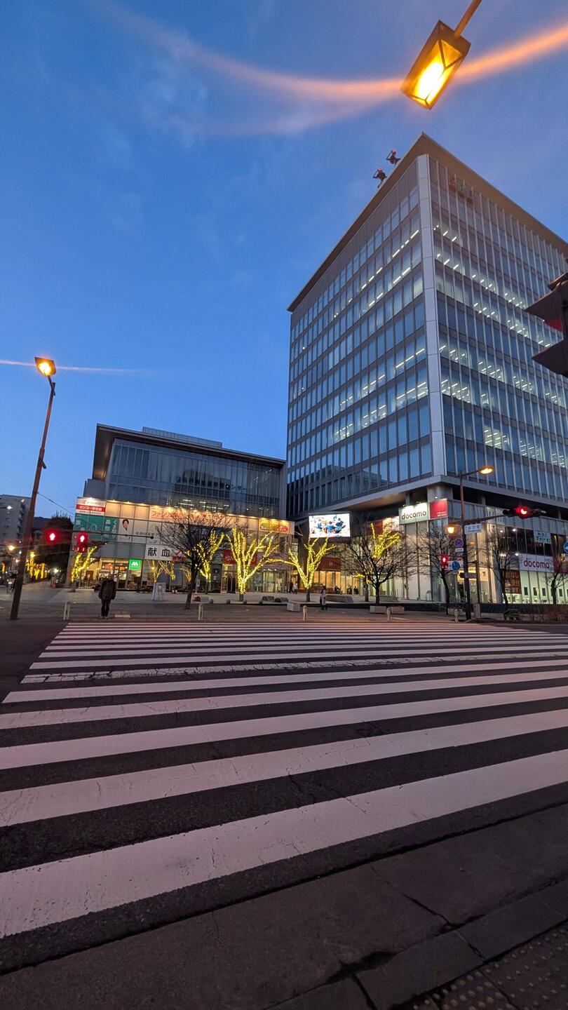 Abendstimmung bei unserer Ankunft in Nagano.