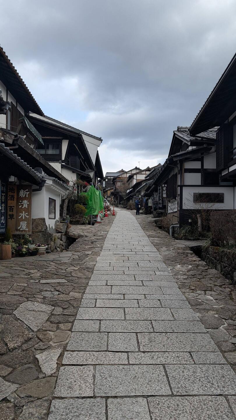 Magome-juku ist ein altes Postdorf. Hier haben die Reiter damals Rast gemacht.