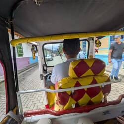 In side the motocarros a Jerico.