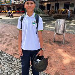 This charming 13 year old explained that school is from 0600 - 1300.