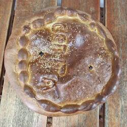 Pan Chuta , ein traditionelles Brot aus Cuzco kommt mit als Marschverpflegung