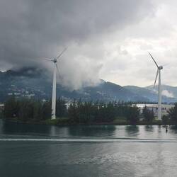 Da sah das Wetter noch hoffnungsvoll aus