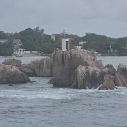 Einfahrt auf La Digue