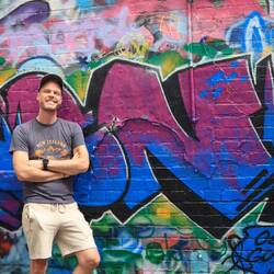 Auch Streetart spielt hier eine große Rolle