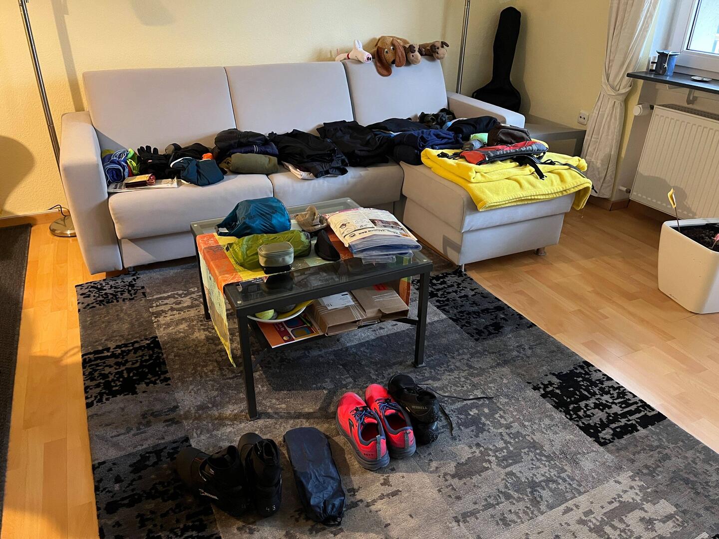 So viele Klamotten ...