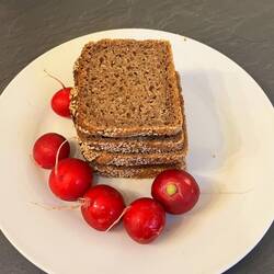 Käsebrote für die Reise.