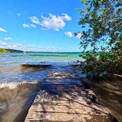 Blick vom Campingplatz
