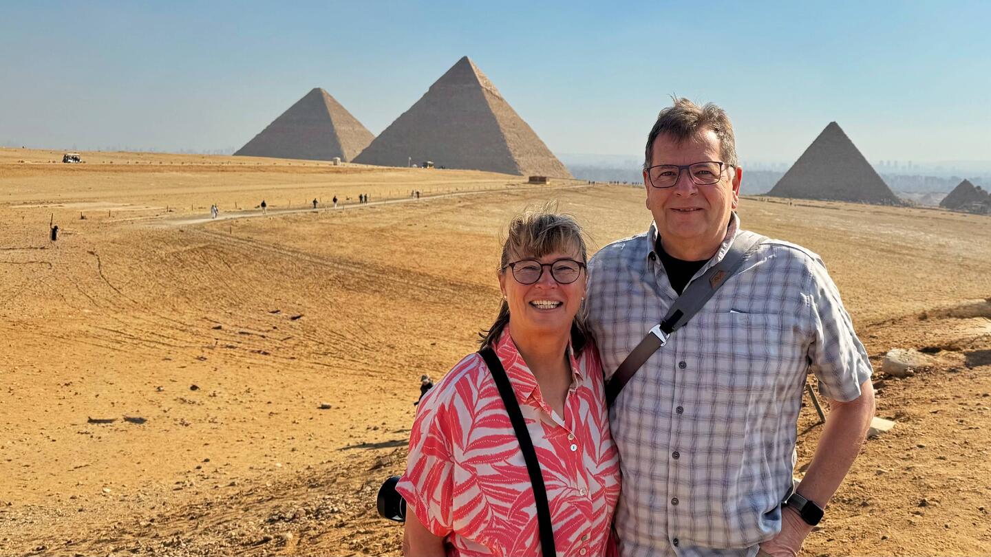 Grüße von den Pyramiden.
