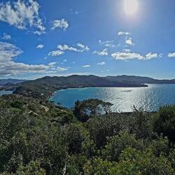 Pogled na poti iz monte Enfola