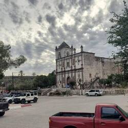 The old Spanish mission founded in 1700s