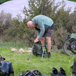 Campspot auf der Steilküste.