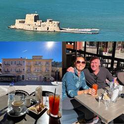 Ein Espresso☕️oder Campari🍊geht immer und a bissl Leute schauen👀👌🏻☺️