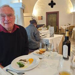 The fish course with Palo Cortado