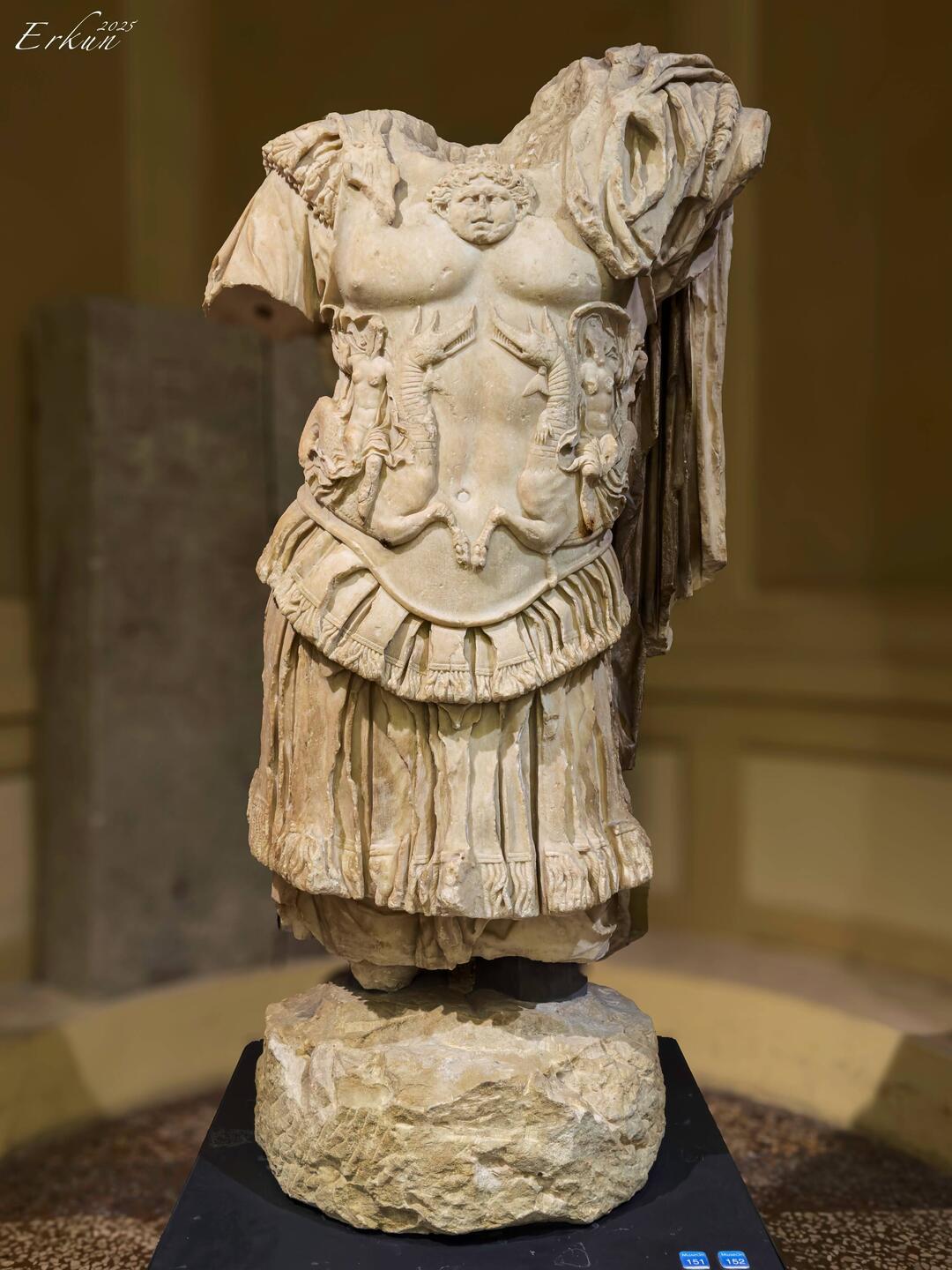 Cuirassed torso ... from a statue of Emperor Nero (mid-1st century AD).