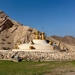 Die Centerpoints hier im Oman sind immer ein Hingucker