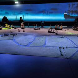 Eine schöne Darstellung der Schiffsflotte der Niederländer.