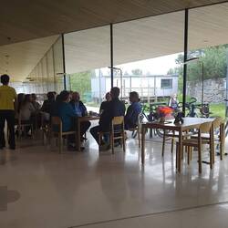 Collation dans la médiathèque
