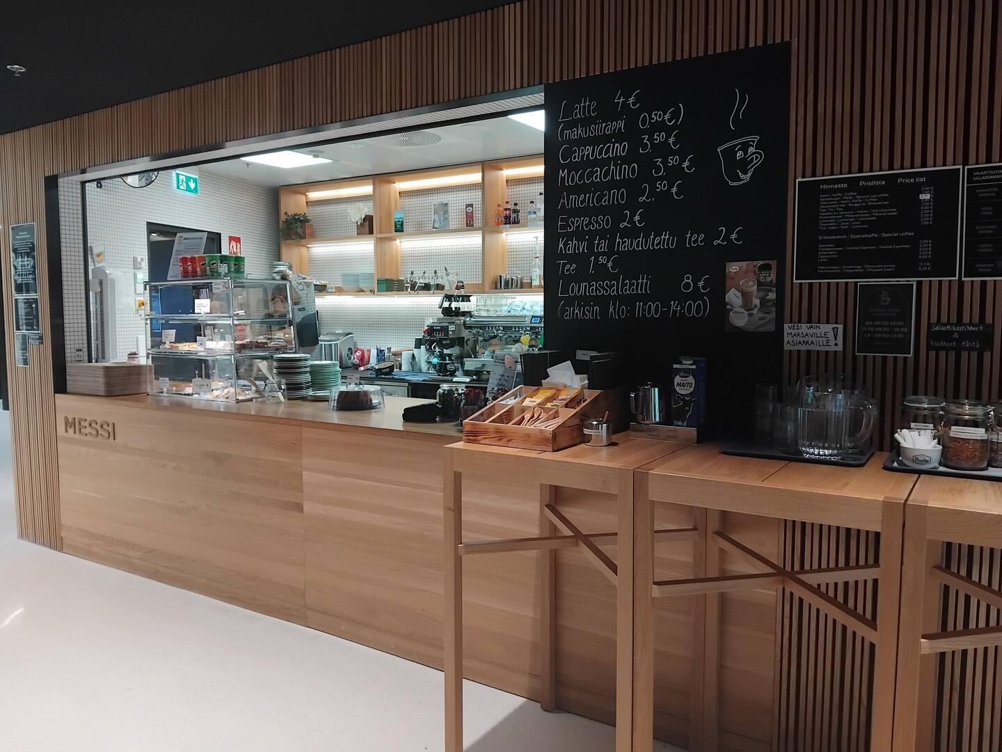 Le Messi Kafé, installé dans la médiathèque