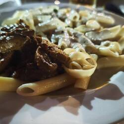 Da gab's dann die Henkersmahlzeit und einen super Abschied mit neuen Freunden