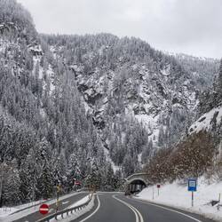 Und Schnee hat's hier auch...