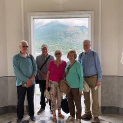 The gang of five in the Moorish Pavillion