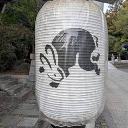 Der Okazaki Shrine ist auch als "Hasen- oder Bunny-Schrein" bekannt.