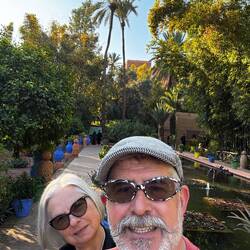 At the Garden in Marrakech