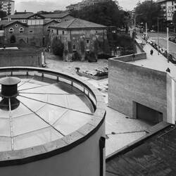 View of the Canale Navile from a window at Mambo — Bologna, Italy.