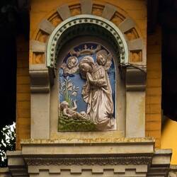 "Full of Grace" ... a memorial on the street — Bologna, Italy.