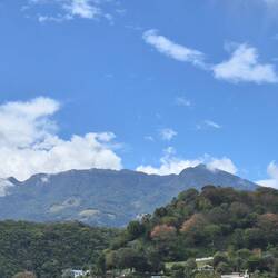 Blick zum (erloschenen) Vulkan Barú mit 3.475 m Höhe