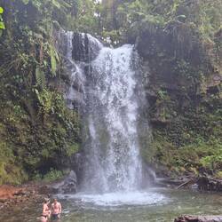 Wasserfall Nr. 2 (Respekt bei 15 Grad Wassertemperatur)