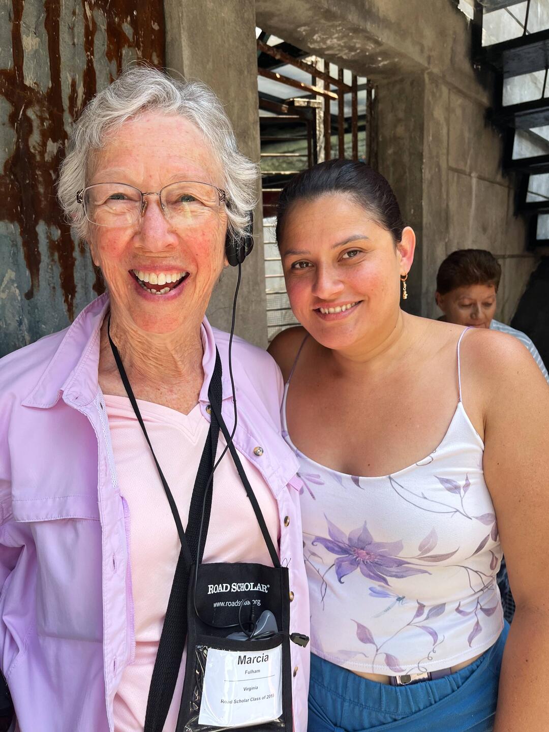 This is the single mother to whom we donated groceries. Her sincere gratitude brought tears to me.