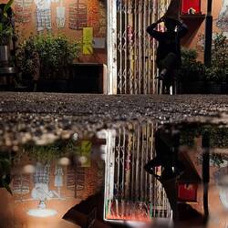 Abendliches Photoshooting mit Elena nach dem Regen.