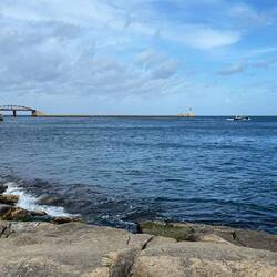 overlooking Saint Elmo Lighthouse