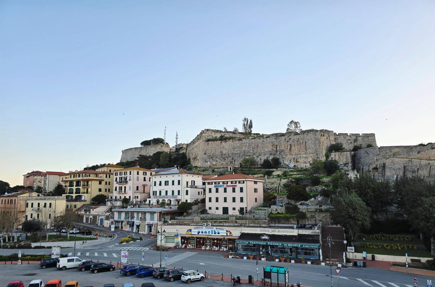 Pogled iz trajekta pred odhodom...