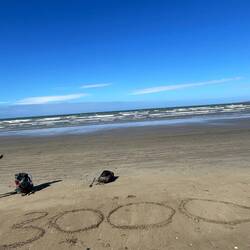 3,000 km. done, only 58 km. left