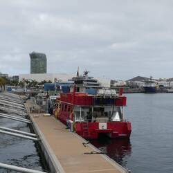 ....zum Bootsanleger!