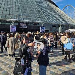 Un concert d'un boys band k-pop créait une agitation très grande chez toutes ces jeunes filles.
