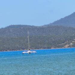 Segler vor den Bruny Islands