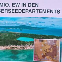 Die französischen Inseln sind sogar auf dem 50 Euroschein zu sehen