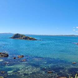 Ausblick auf die Pinguin-Inseln
