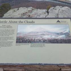 Die Schlacht wurde Battle Above the Clouds genannt. An dem Tag war der Berg in Wolken gehüllt.