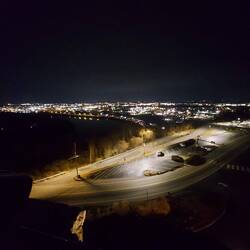 Blick aufs nächtliche Chattanooga.