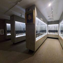 Riesen Gewehrsammlung über drei Jahrhunderte.