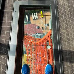 That is a long way down!